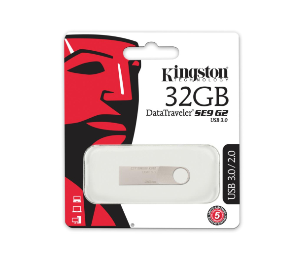 Kingston 32GB DTSE9 USB 3.0 DTSE9G2/32GB Metalowa obudowa - 223321 - zdjęcie 4